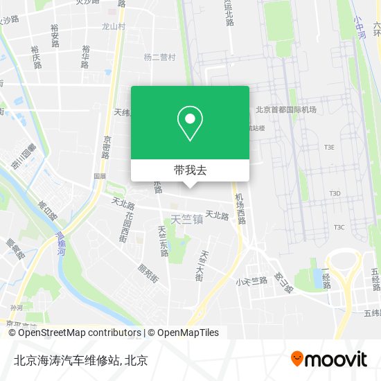 北京海涛汽车维修站地图