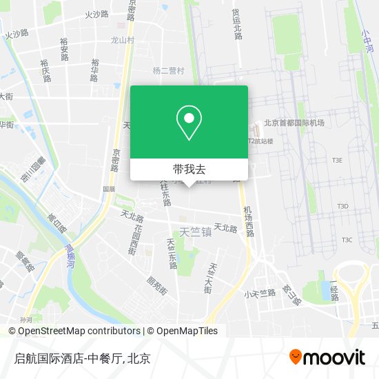 启航国际酒店-中餐厅地图