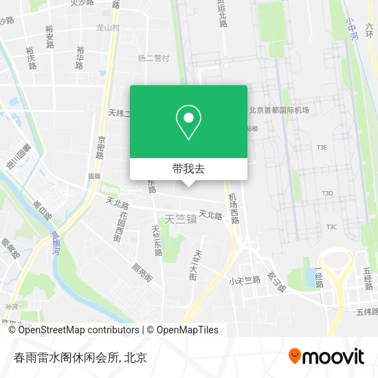 春雨雷水阁休闲会所地图