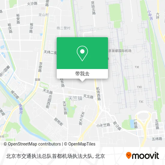北京市交通执法总队首都机场执法大队地图