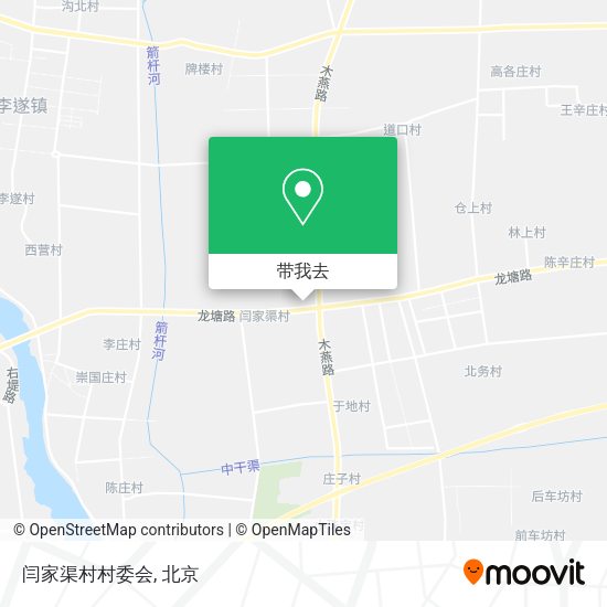 闫家渠村村委会地图