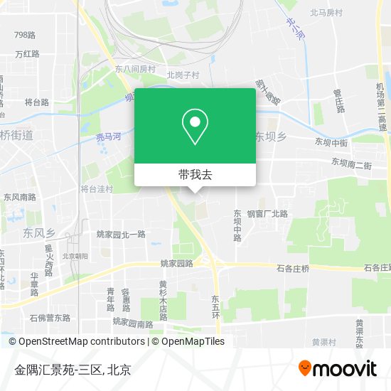 金隅汇景苑-三区地图