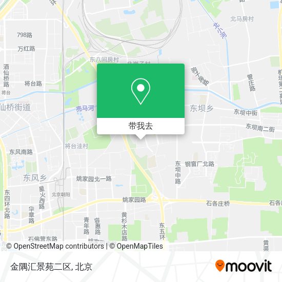 金隅汇景苑二区地图