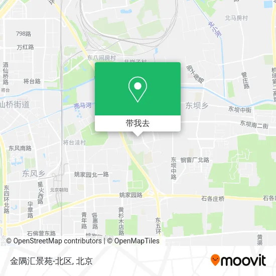 金隅汇景苑-北区地图