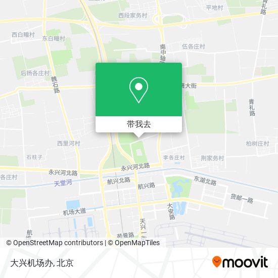 大兴机场办地图