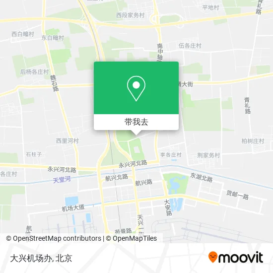 大兴机场办地图