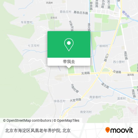 北京市海淀区凤凰老年养护院地图