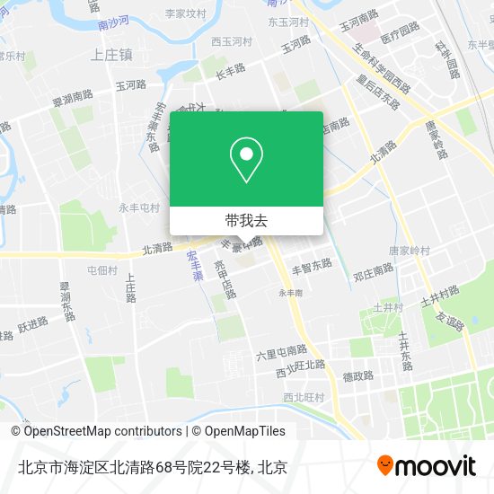 北京市海淀区北清路68号院22号楼地图