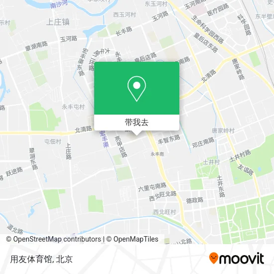 用友体育馆地图