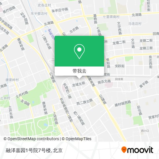 融泽嘉园1号院7号楼地图