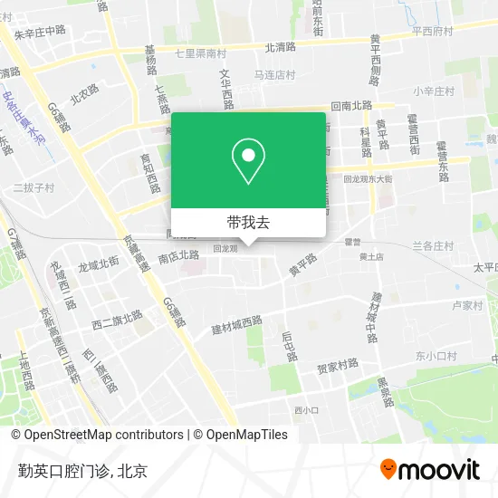 勤英口腔门诊地图