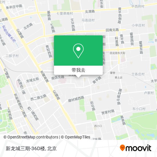 新龙城三期-36D楼地图