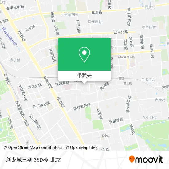 新龙城三期-36D楼地图