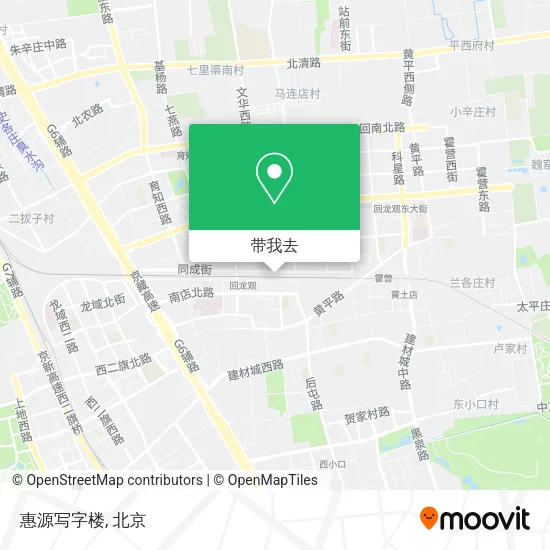 惠源写字楼地图