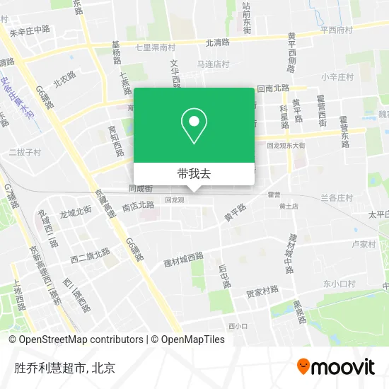 胜乔利慧超市地图