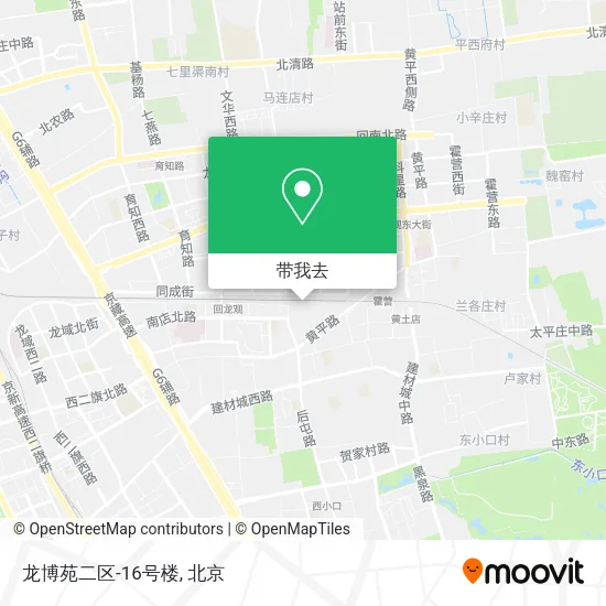 龙博苑二区-16号楼地图