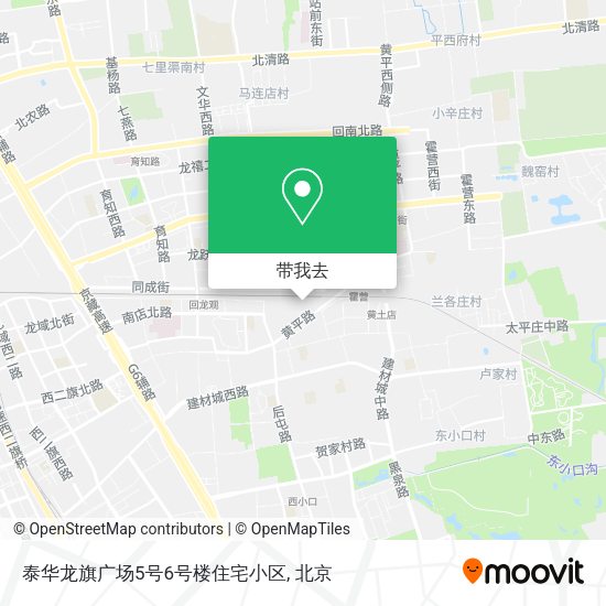 泰华龙旗广场5号6号楼住宅小区地图