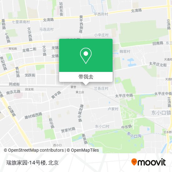 瑞旗家园-14号楼地图