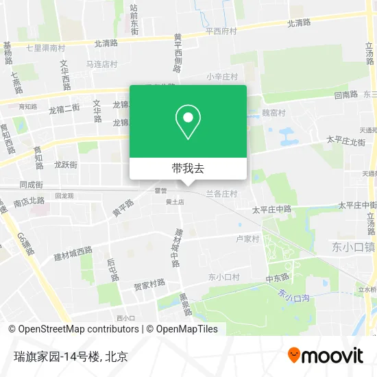 瑞旗家园-14号楼地图
