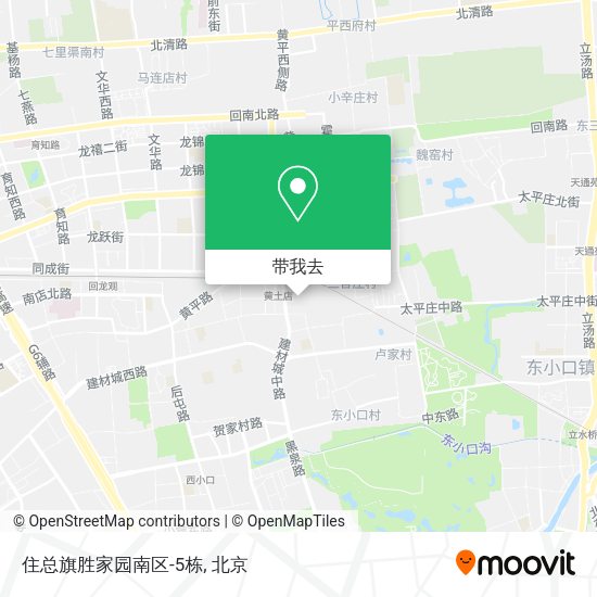 住总旗胜家园南区-5栋地图