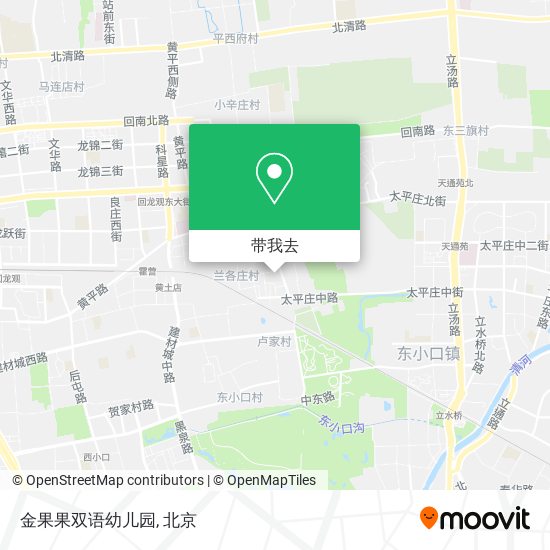 金果果双语幼儿园地图