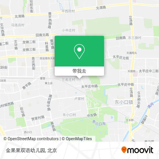 金果果双语幼儿园地图