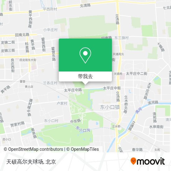 天硕高尔夫球场地图