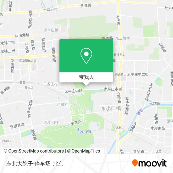 东北大院子-停车场地图
