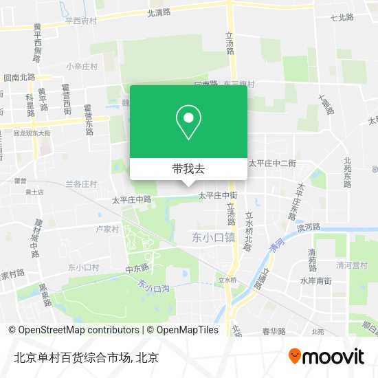 北京单村百货综合市场地图