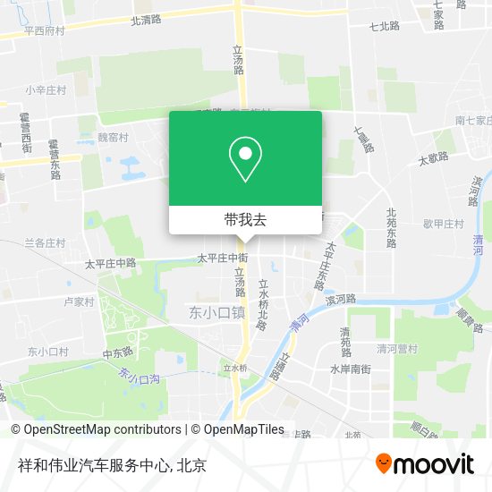 祥和伟业汽车服务中心地图