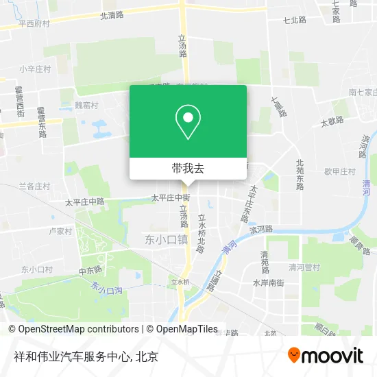 祥和伟业汽车服务中心地图