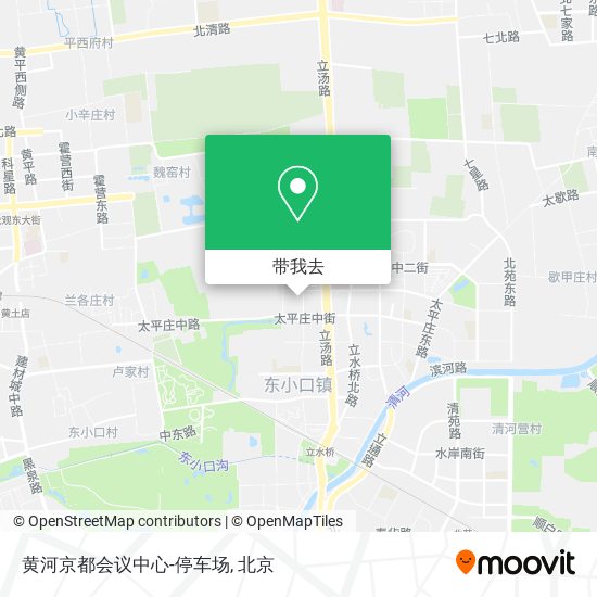 黄河京都会议中心-停车场地图