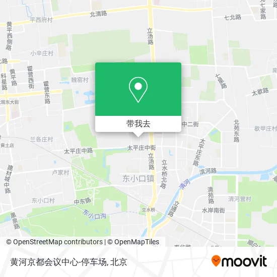 黄河京都会议中心-停车场地图