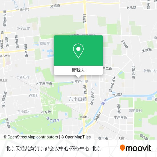 北京天通苑黄河京都会议中心-商务中心地图