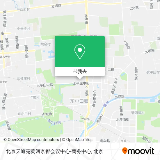 北京天通苑黄河京都会议中心-商务中心地图