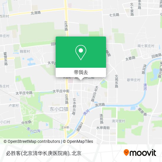 必胜客(北京清华长庚医院南)地图