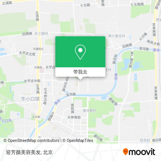 迎芳颜美容美发地图
