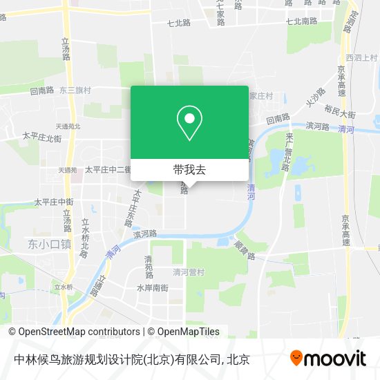 中林候鸟旅游规划设计院(北京)有限公司地图