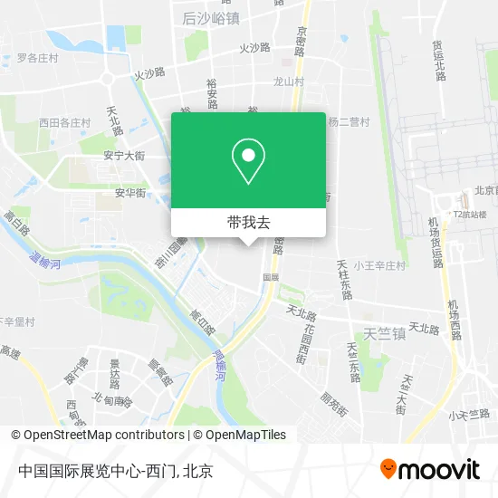 中国国际展览中心-西门地图