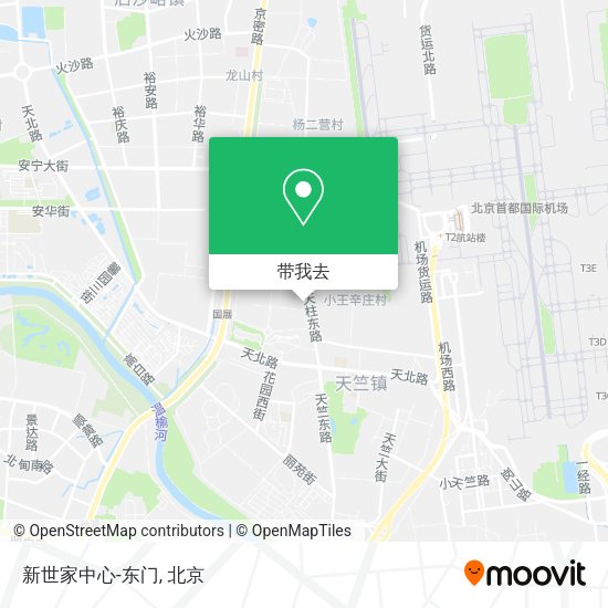 新世家中心-东门地图