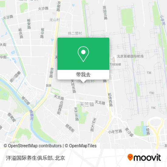 洋溢国际养生俱乐部地图
