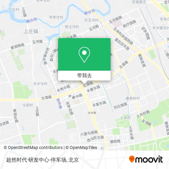 超然时代·研发中心-停车场地图