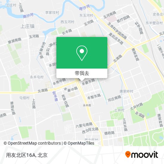 用友北区16A地图