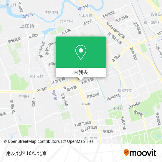 用友北区16A地图