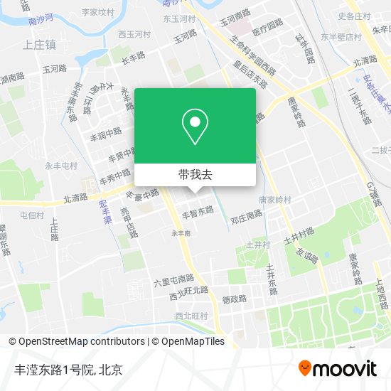 丰滢东路1号院地图