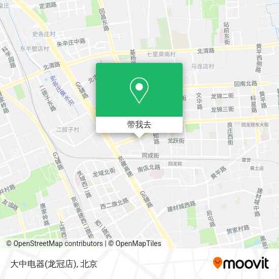 大中电器(龙冠店)地图
