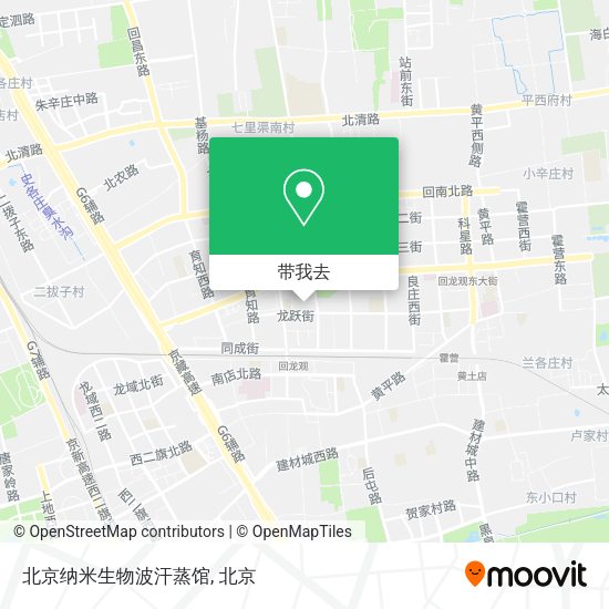 北京纳米生物波汗蒸馆地图