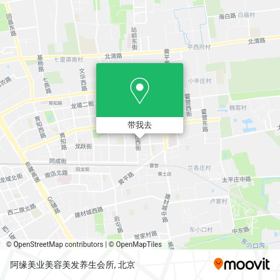 阿缘美业美容美发养生会所地图