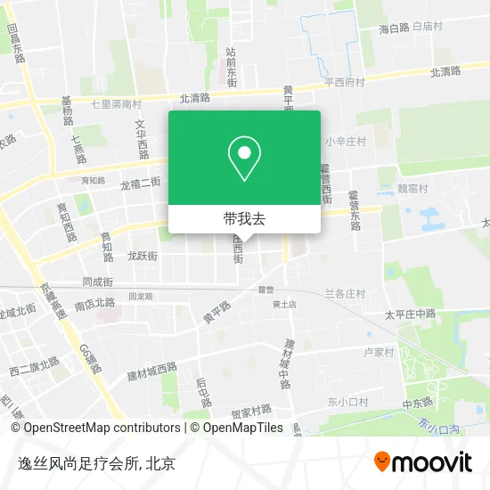 逸丝风尚足疗会所地图