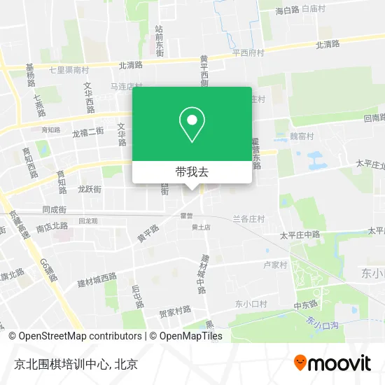 京北围棋培训中心地图